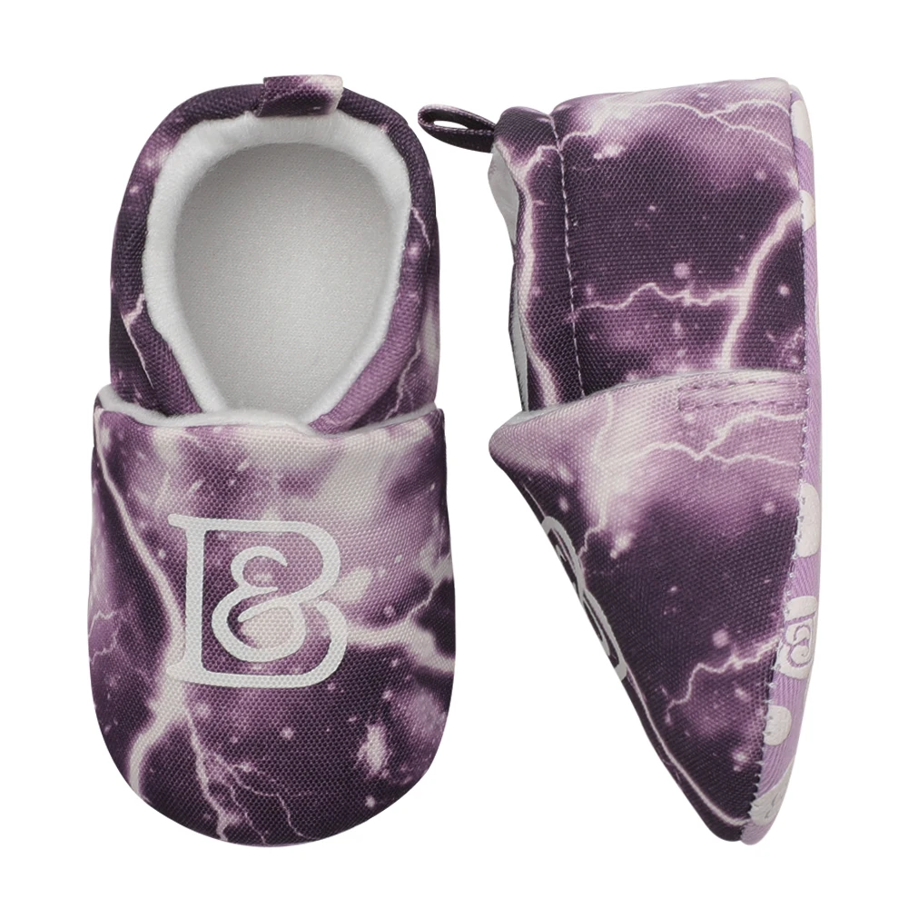 Новорожденные мальчики Детские повседневные туфли из хлопка и кожи для первых шагов 0-18 месяцев.