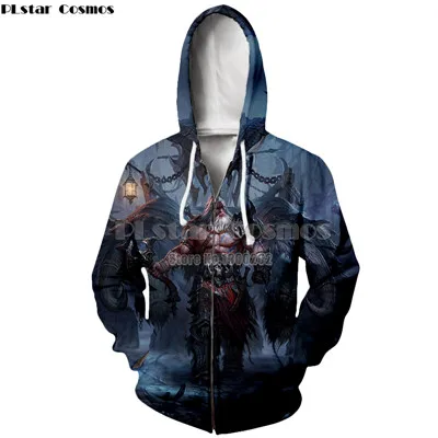 18 PLstar Cosmos бренд Angels of Death Аниме стиль мультфильм печати толстовки мужские женские толстовки на молнии Большие размеры XS-7XL - Цвет: 18