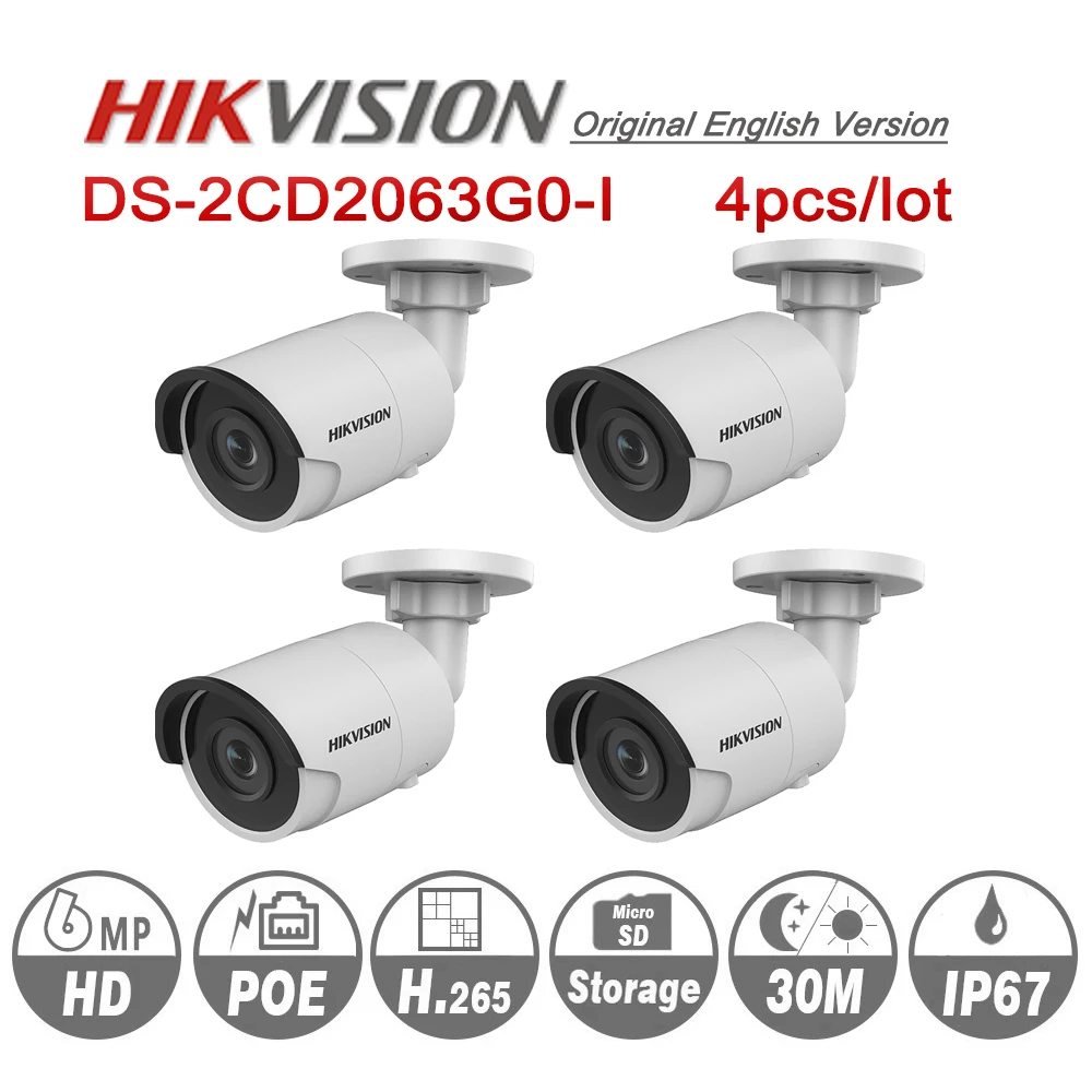 Камера видеонаблюдения Hikvision EasyIP 2 0 Plus оригинальная инфракрасная камера с