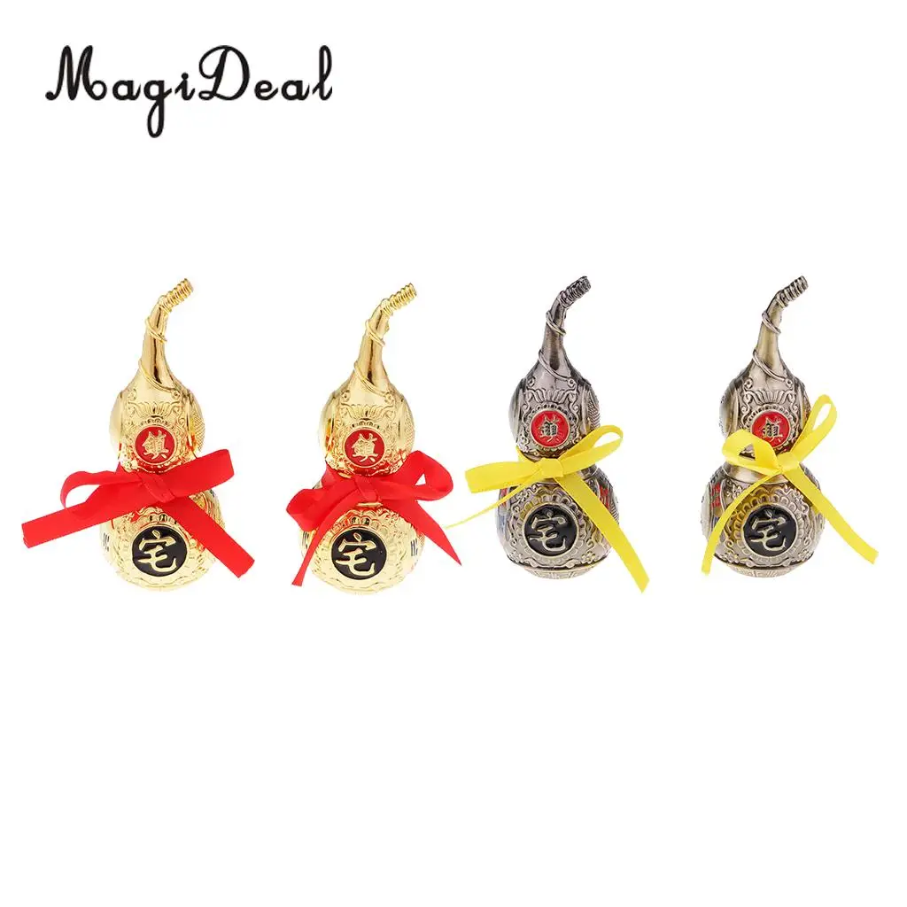 MagiDeal винтажный китайский Fengshui Wu Lou Hu Lu Gourd амулет металлические поделки аксессуар