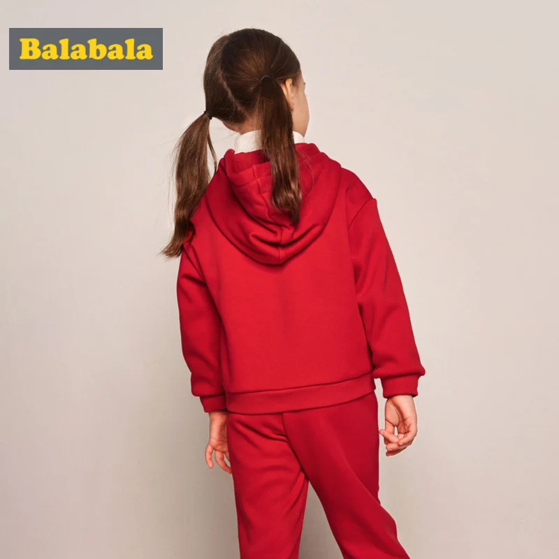 Balabala/комплект с флисовой толстовкой рисунком кролика для маленьких девочек