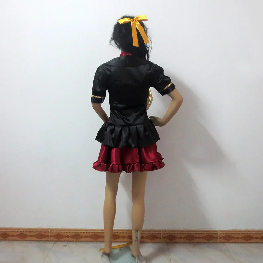 Аниме! Школьная форма DxD 3 Himejima Akeno для рождественской вечеринки Хэллоуина костюм