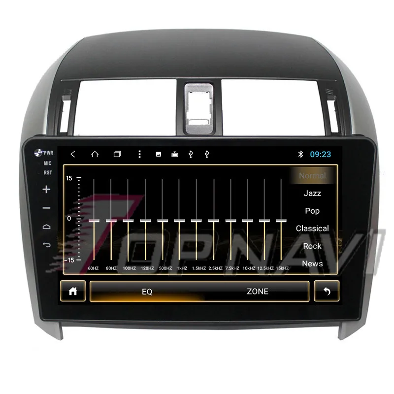 Автомобильный навигатор для Toyota Corolla 2007 2008 2009 2010 2011 2012 2013 ''Android 10 1 Topnavi