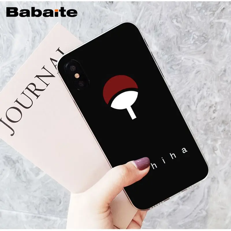 A2 Babaite Naruto Itachi Uchiha японский приход Прозрачный чехол для телефона для iPhone X XS MAX 6 6S 7 7plus 8 8Plus 5 5S XR - Цвет: A2