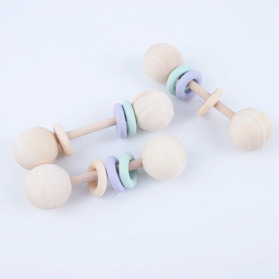 Деревянные кольца Монтессори для игр в спортзале 3 шт. нетоксичные детские