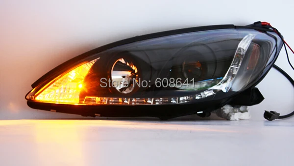 Для Camry2001-2006 светодиодный фар черный Корпус | Автомобили и мотоциклы