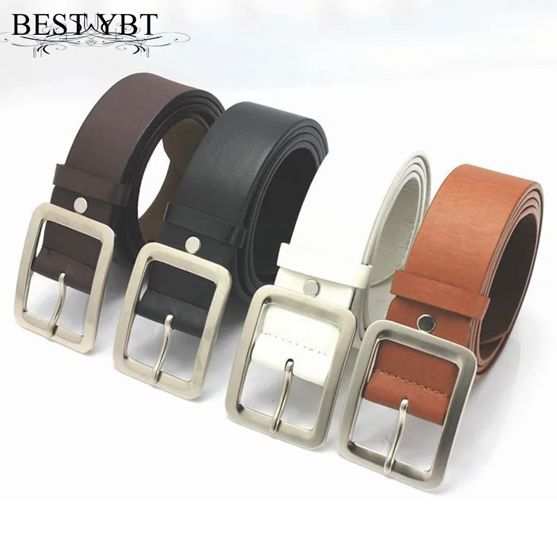 Ремень YBT из искусственной кожи унисекс модный винтажный Повседневный Пояс с