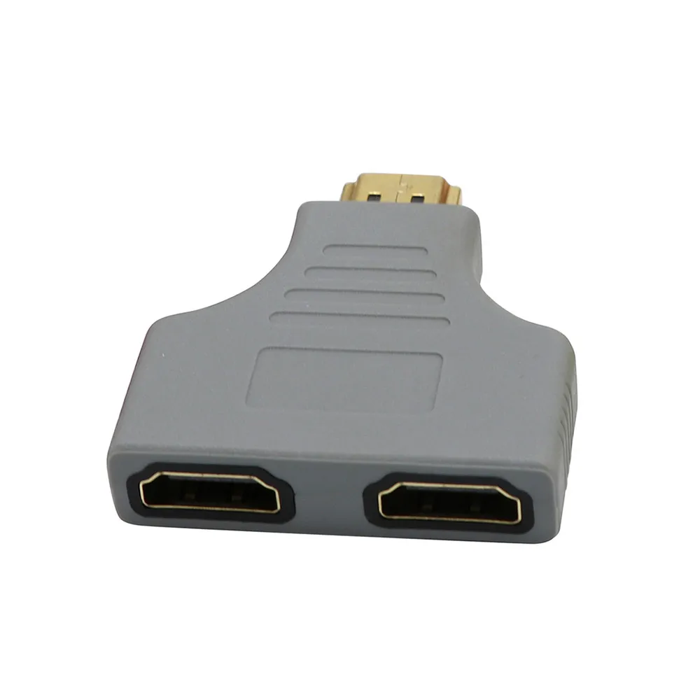Новый 1080P многоцветный HDMI порт папа 2 Женский 1 в разветвитель адаптер конвертер