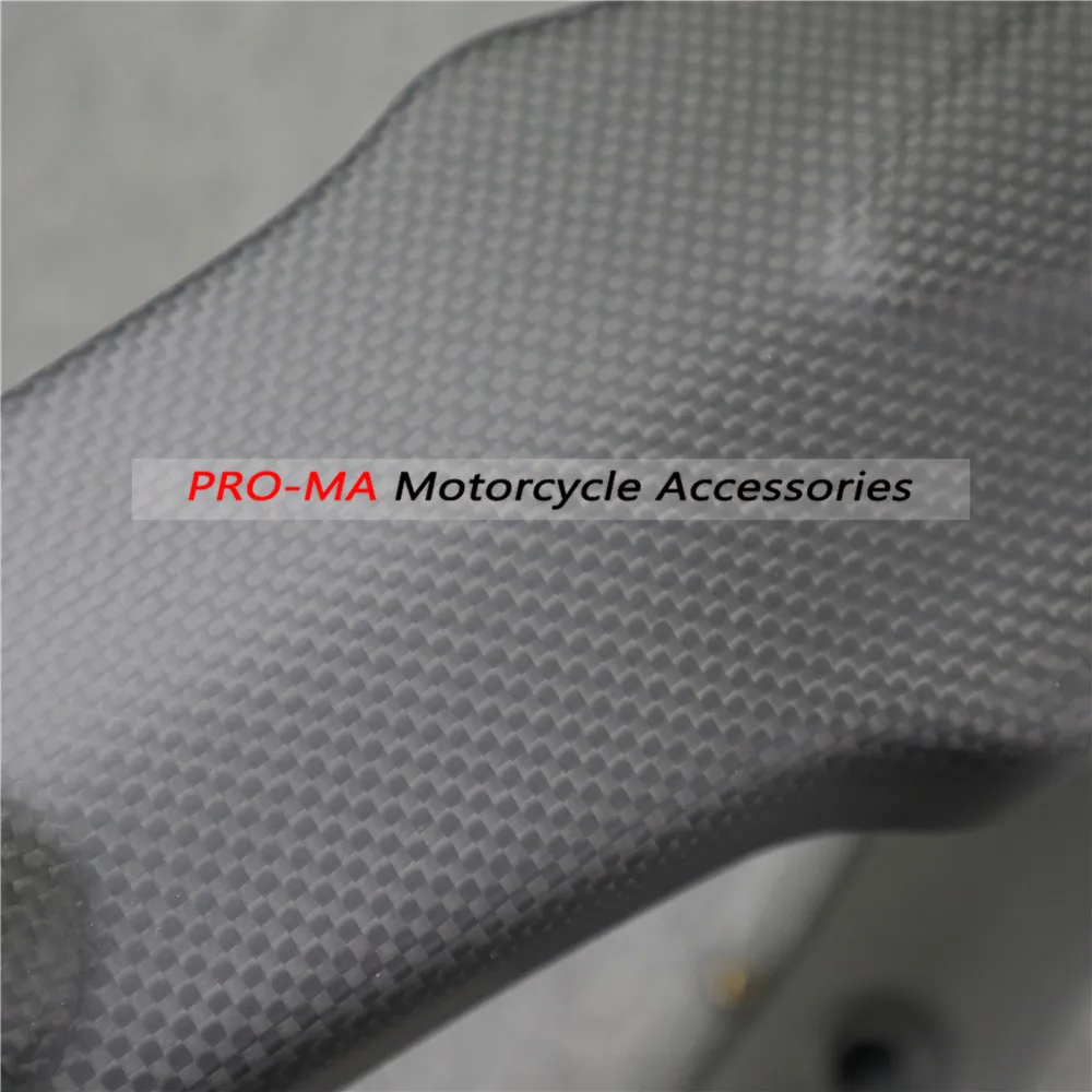 Motorcyclebelt чехлы из углеродного волокна для поездок на мотоцикле Ducati Hypermotard 1100 2007-2009 с принтом «Монстр» 1100 2008-2010 простой, матовый