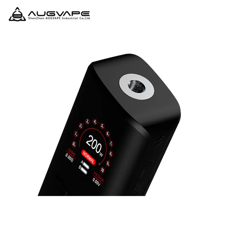 Оригинальные электронные сигареты Augvape VX200 Box Mod Dual 18650 TC 5-200 Вт Мощность испаритель
