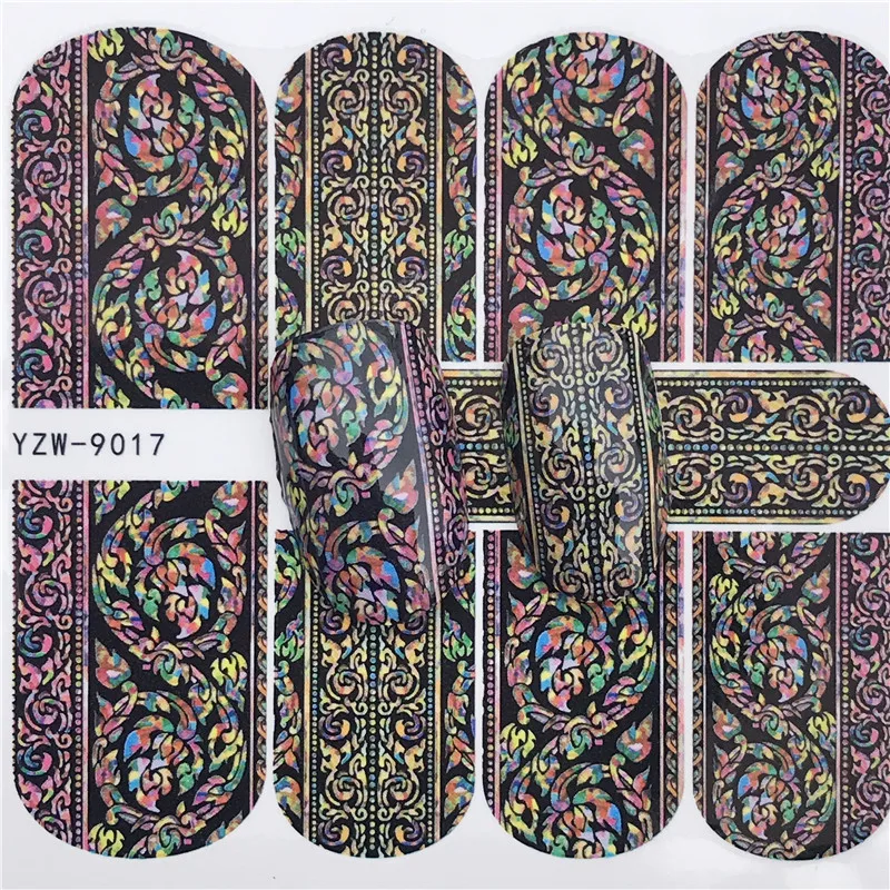 FWC 1pcs Nail Art Stickers Nail Water Decals Decoration Animal / Star / Cartoon / Fruit Adhesive Colorful Tip DIY Label Manicure