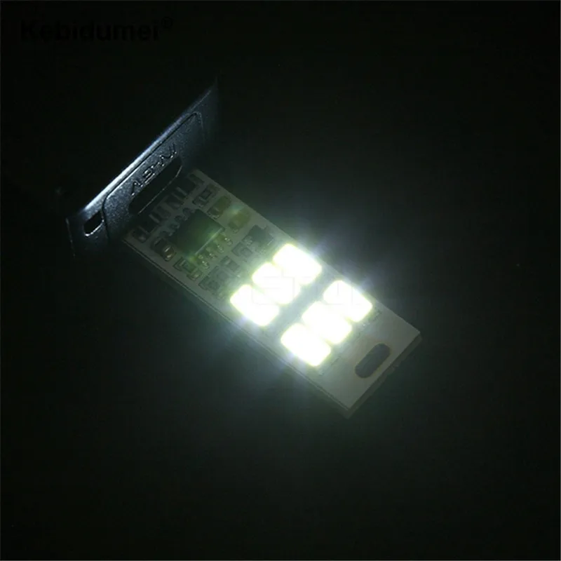 CLAITE мини 1 Вт 6 светодиодный USB Ручной Сенсор плавное