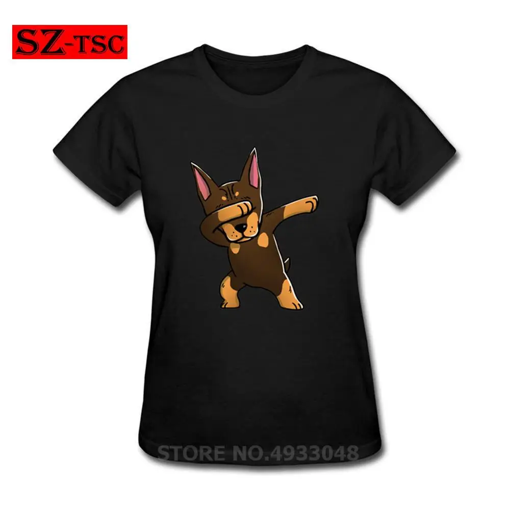 2019 Dobermann футболка Доберман Пинчер для питомцев собака щенок Военная работа