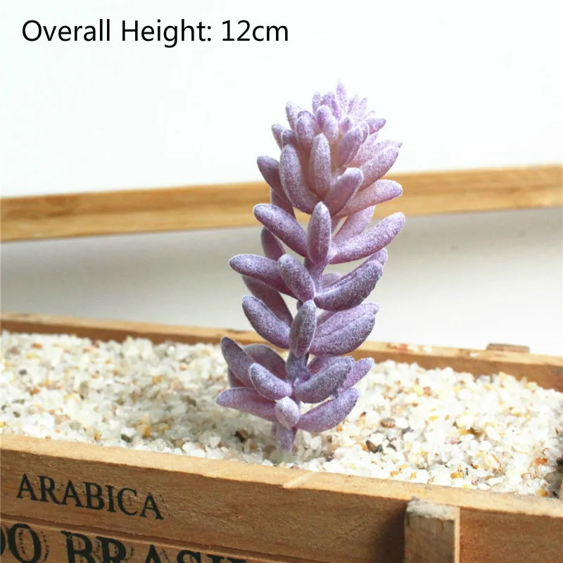 Artificial Plastic Succulent Plants DIY Flower Pants Wall Accessories Fake garden decoration plantas artificiais | Дом и сад