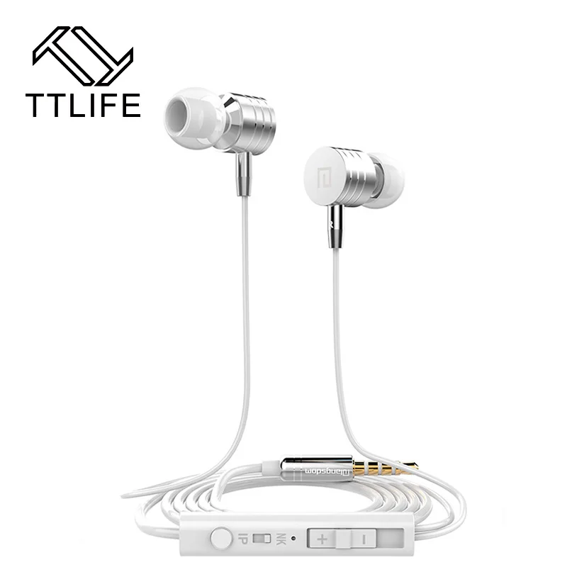 TTLIFE Спортом Бег Стерео Наушники Проводные Наушники-Вкладыши mp3 С Шумоподавлением