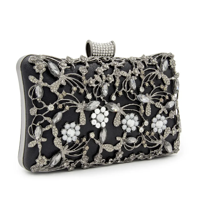 Womens Crystal Evening Clutch Bag Wedding Purse Bridal Prom Handbag Party | Багаж и сумки