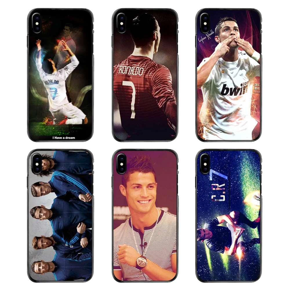 Европа Футбол звезда Криштиану Роналду CR7 сотовый Чехол для телефона Iphone 4 4s 5 5S 5C SE