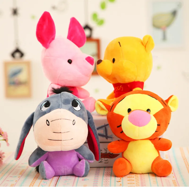 Мультфильм Disney мягкие животные Плюшевые Микки Маус Минни Винни Пух Кукла Лило и