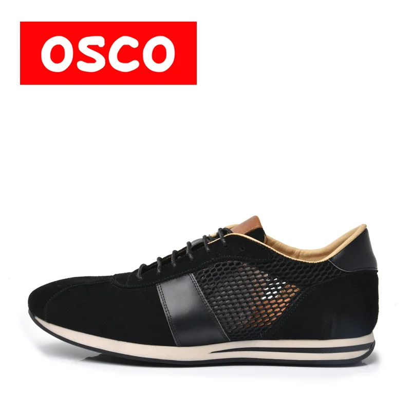 Мужская обувь OSCO Повседневная дышащая из коровьей кожи Всесезонная # RU0009 | Обувь