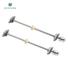 1 комплект 8 мм T8 свинцовый винт 100 150 200 300 мм Медная гайка 2 шт. KFL08 фоторезьба от 5 до 8 мм свинцовый винт для 3D-принтера