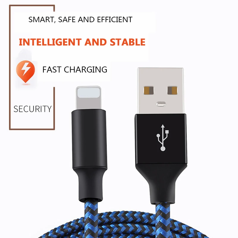 ! ACCEZZ USB кабель для зарядки и передачи данных освещение Apple iPhone X 8 7 6 6S Plus XS MAX iPad Mini IOS