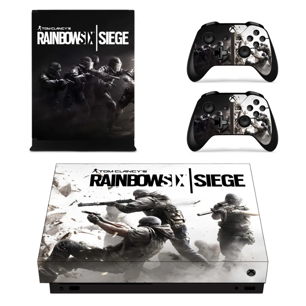 Rainbow Six Siege Лицевая панель консоль и наклейка на контроллер для Xbox One X + кожу
