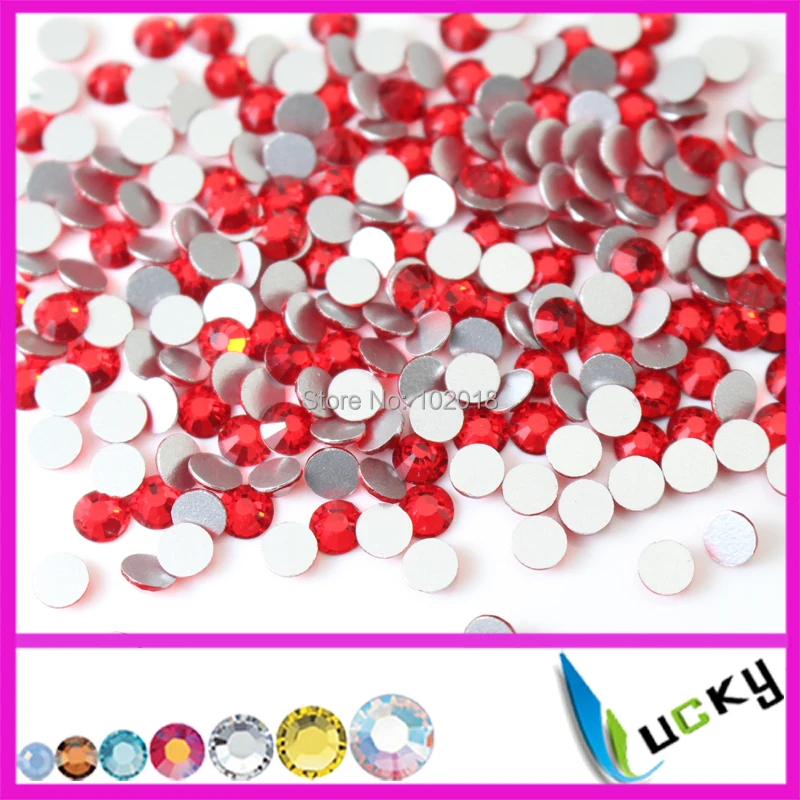 Высококачественные Стразы с плоской задней поверхностью без горячей фиксации