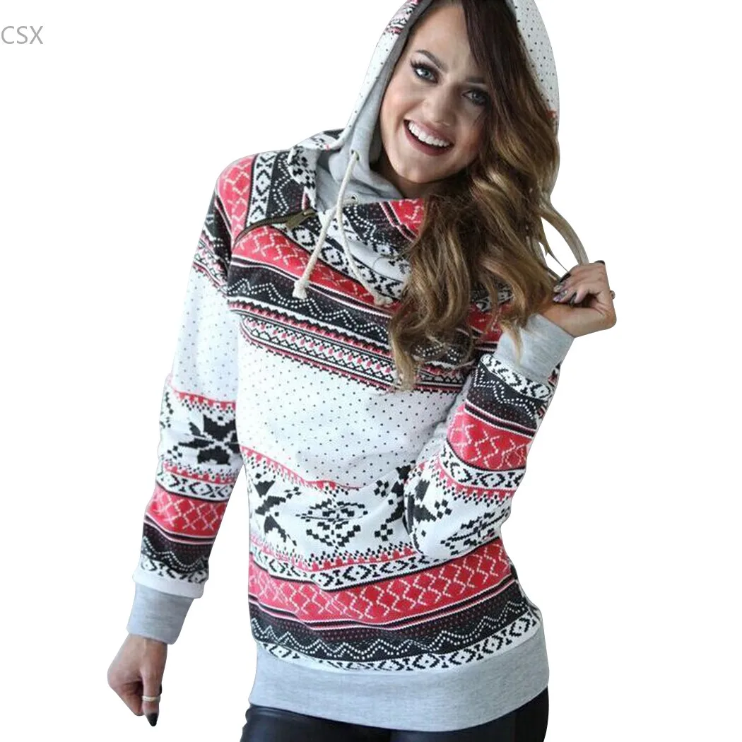 Женская Повседневная Толстовка с капюшоном асимметричный пуловер длинным