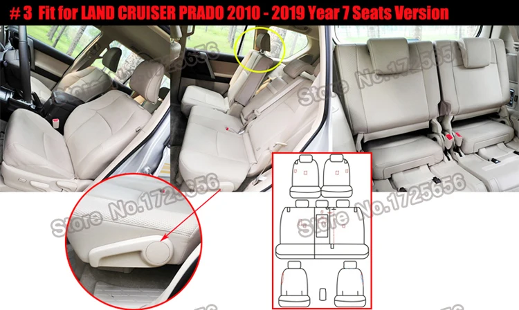 AutoDecorun PVC Кожаная подушка для сидения автомобиля для toyota land cruiser prado 150 120 аксессуары чехлы для сидений набор автомобилей поддерживает чехлы