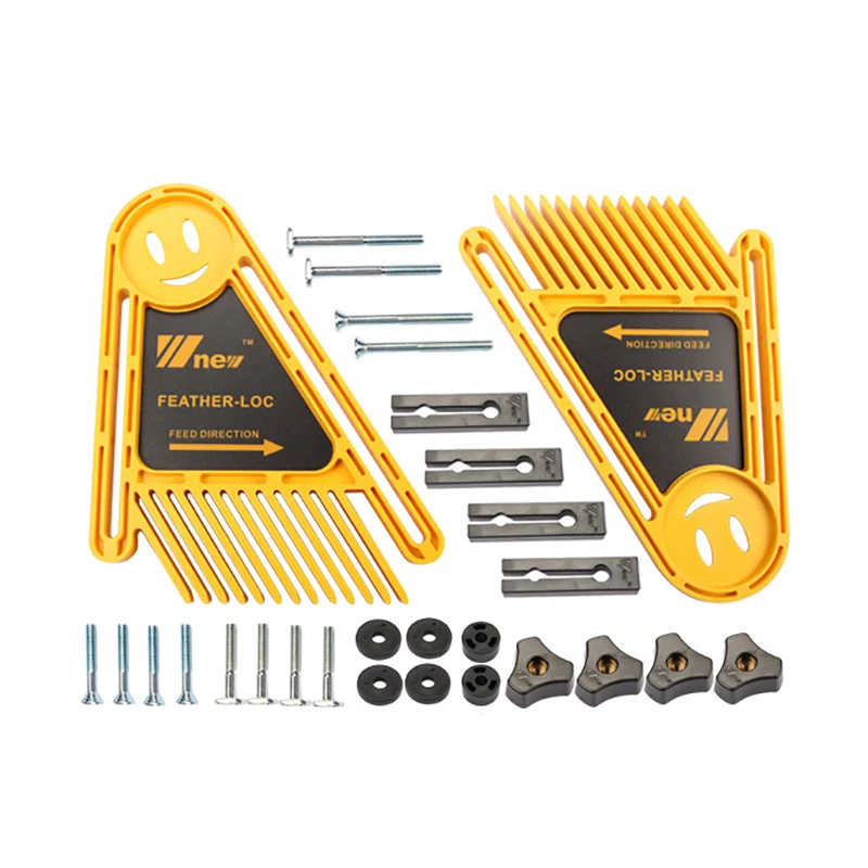 

Multi-purpose Feather Loc Board Set Double Featherboards Miter Gauge Slot for Table Saws Woodworking Engraving Machine DIY Tools