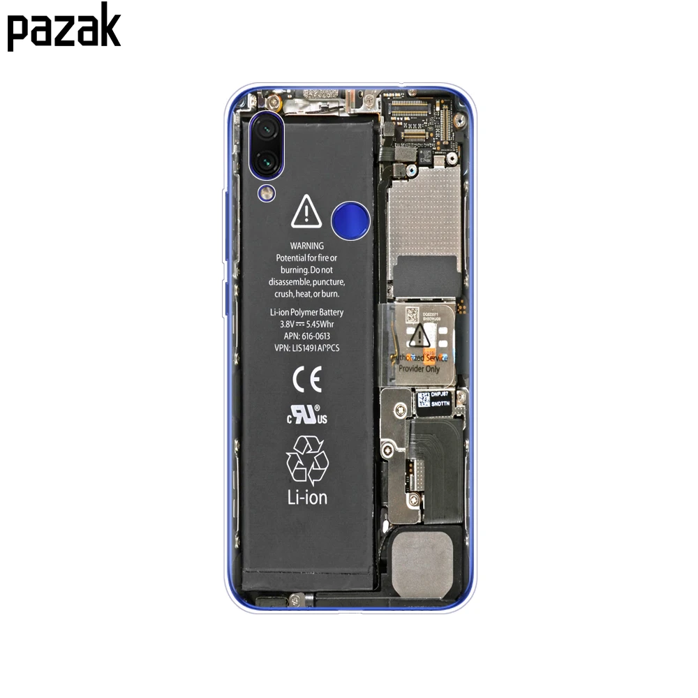 Чехол для Xiaomi Redmi Note 7, 6,3 дюйма, силиконовый чехол из мягкого ТПУ с рисунком для Xiaomi Redmi 7, чехол 6,26 дюйма, Fundas Coque Redmi Note7, чехол - Цвет: 34251