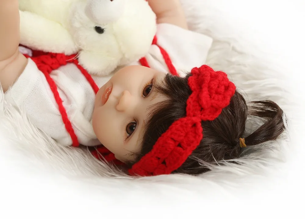 19 &quot48 см виниловые Детские куклы-игрушки для девочек подарок детей Bebes reborn corpo de