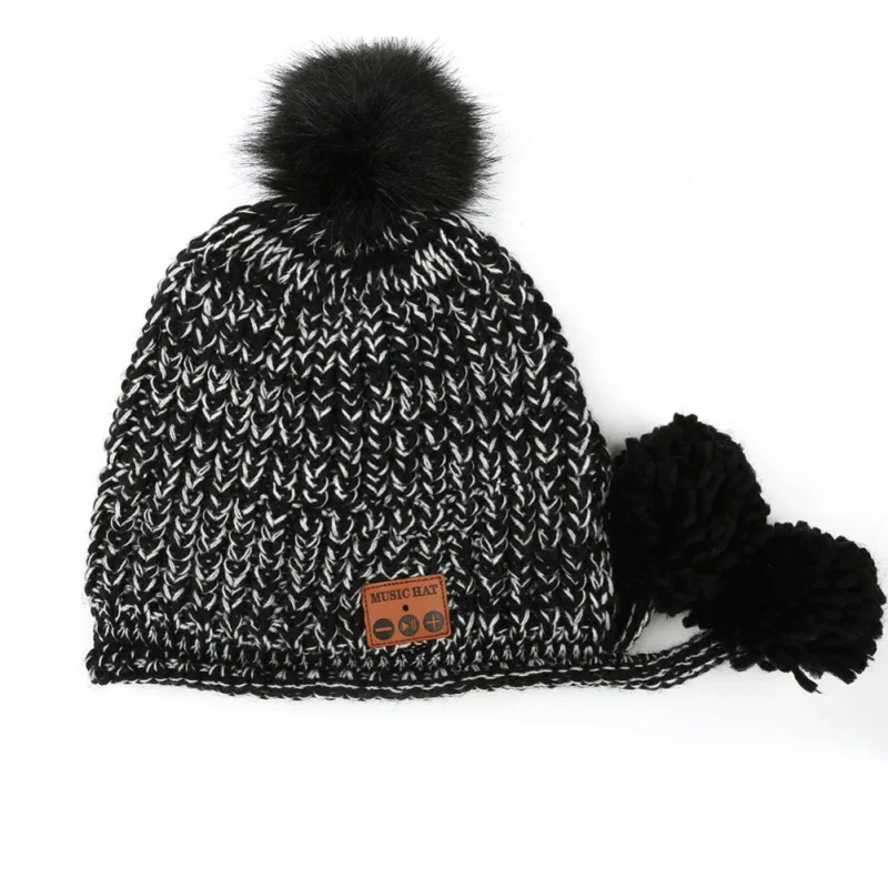 Новое поступление Bluetooth шапка музыкальная Кепка для наушников зимние женские