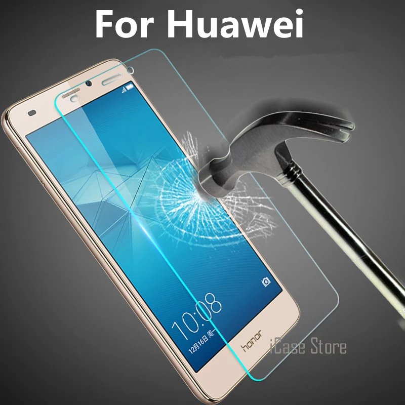 9H защитная пленка из закаленного стекла для huawei P10 Lite P9 P8 2017 Duos P7 P6 Nova Honor 8 защитный