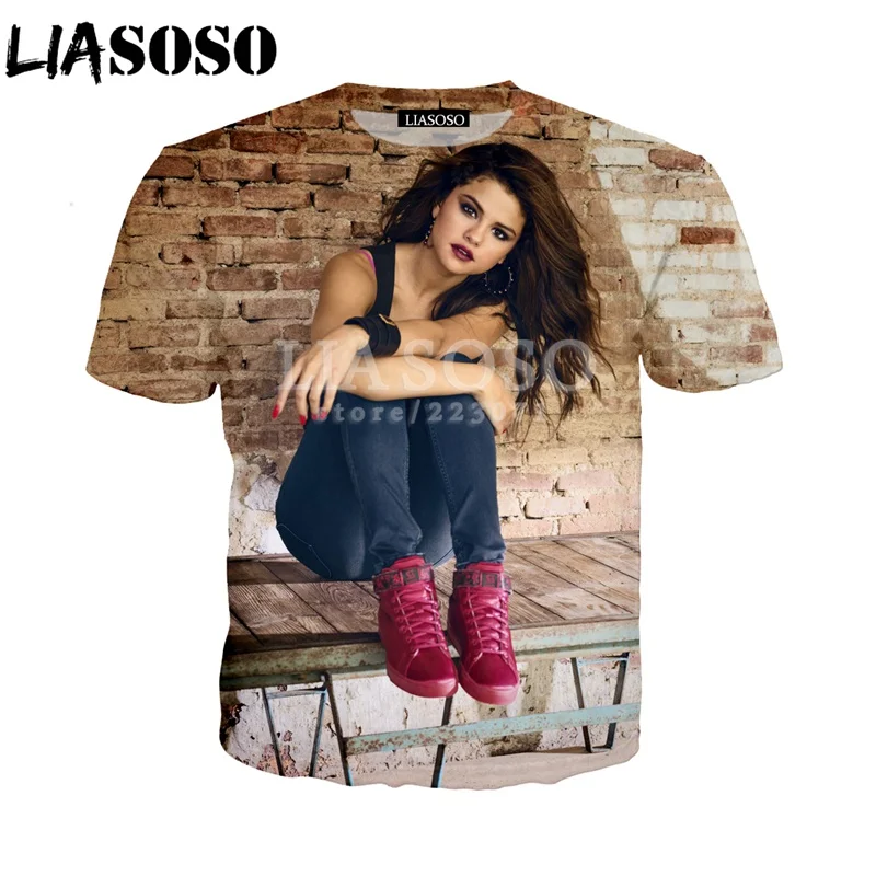 LIASOSO новая модная мужская и женская футболка с коротким рукавом 3D принт актер