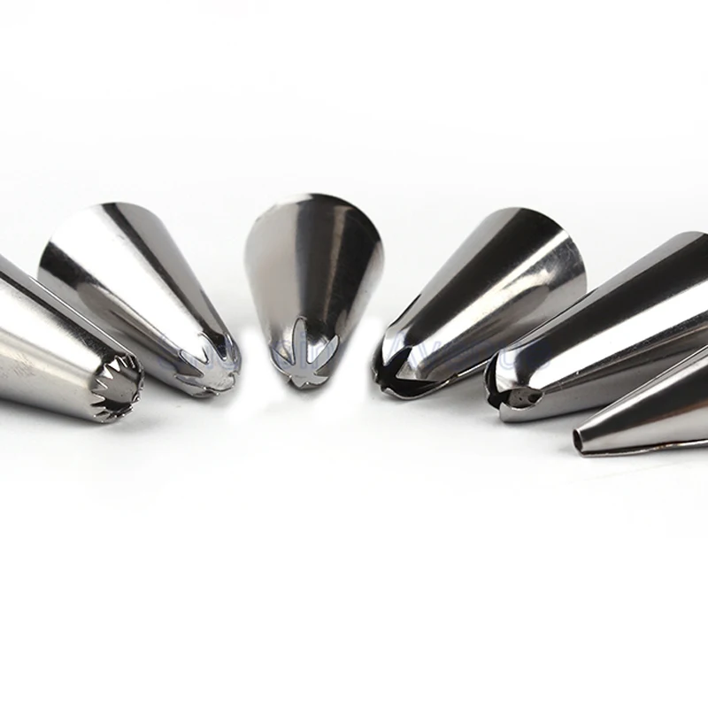 KMYC поступление 6 шт./партия глазурь трубопровод сопло Кондитерские наконечники