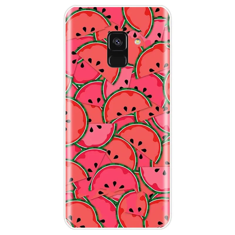 Pepe PUBG мультяшный арбуз Мягкий силиконовый чехол для телефона Samsung Galaxy A7 A8 2015 A3 A5 2016