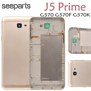 Задняя крышка батарейного отсека для Samsung Galaxy J5 Prime G570 G570F G570K, Задняя стеклянная крышка корпуса для SAMSUNG j5 prime, Крышка батарейного отсека