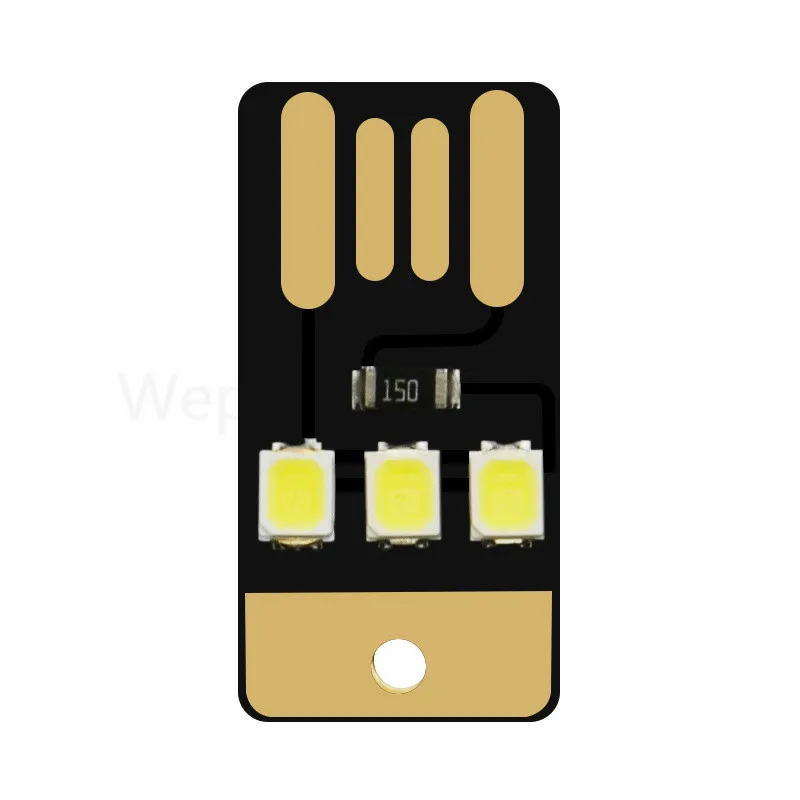 Мини USB мощный светодиодный светильник белого цвета ультра низкая мощность 2835 фишек 0,2 Вт карманная карточная лампа портативный 3 светодиодный s походный ночной Светильник s светодиодный светильник