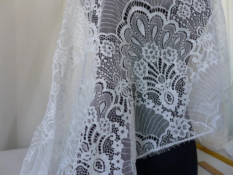 3 м/лот кружевная ткань для ресниц 44 см декоративная Высококачественная мягкая