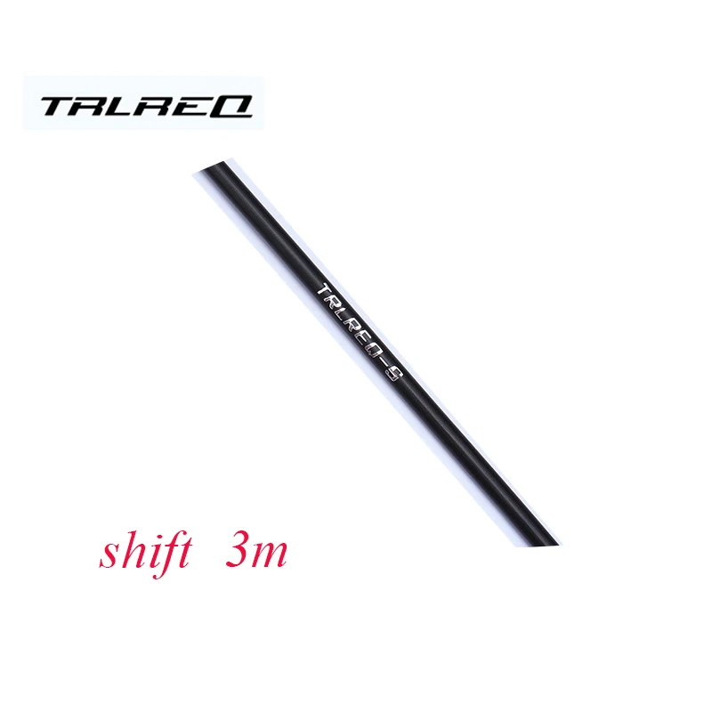 black shift TRLREQ, 3 метра, набор тормозных кабелей для велосипеда, шоссейный велосипед, MTB, тормозной кабель, дисковая линия, тормозная проволока, кабельная линия/комплект переключения передач, 5 цветов - Цвет: black shift