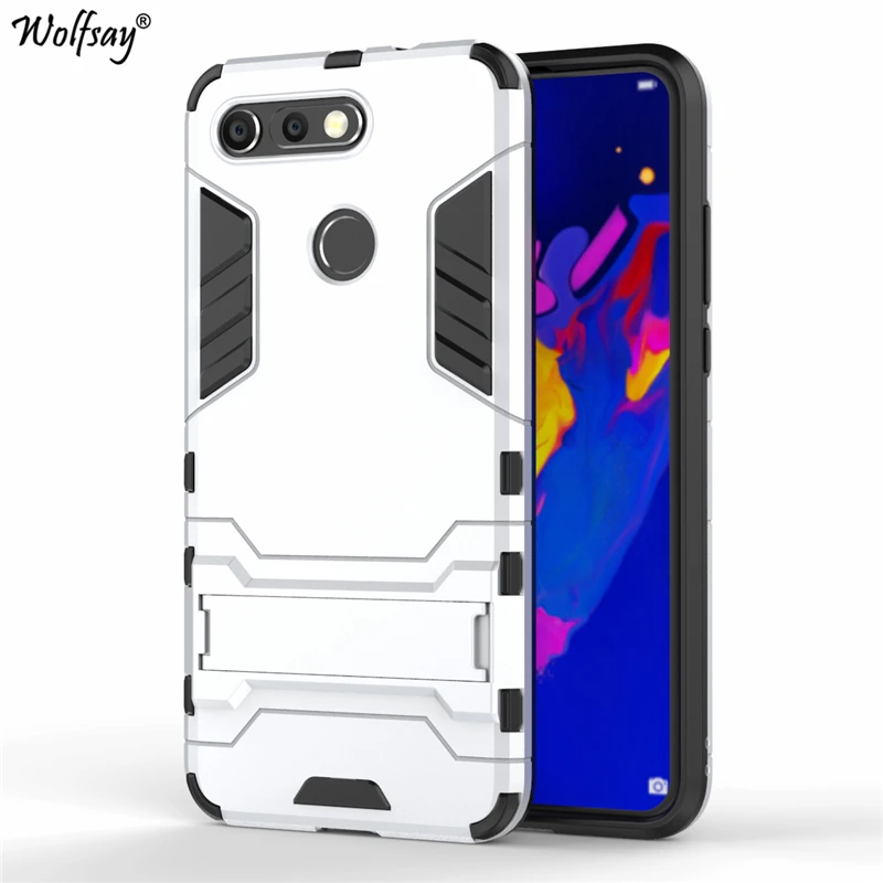 Wolfsay Cover For Huawei Honor V20 Case Slim PC + Soft Rubber Armor Phone View 20 Fundas |