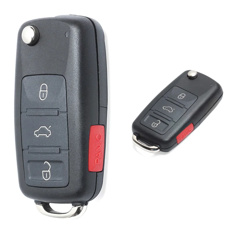KEYECU 315 МГц ID46 чип NBG010180T замена флип 4 Btn удаленный брелок для Volkswagen Jetta Eos Golf Passat Beetle 2011