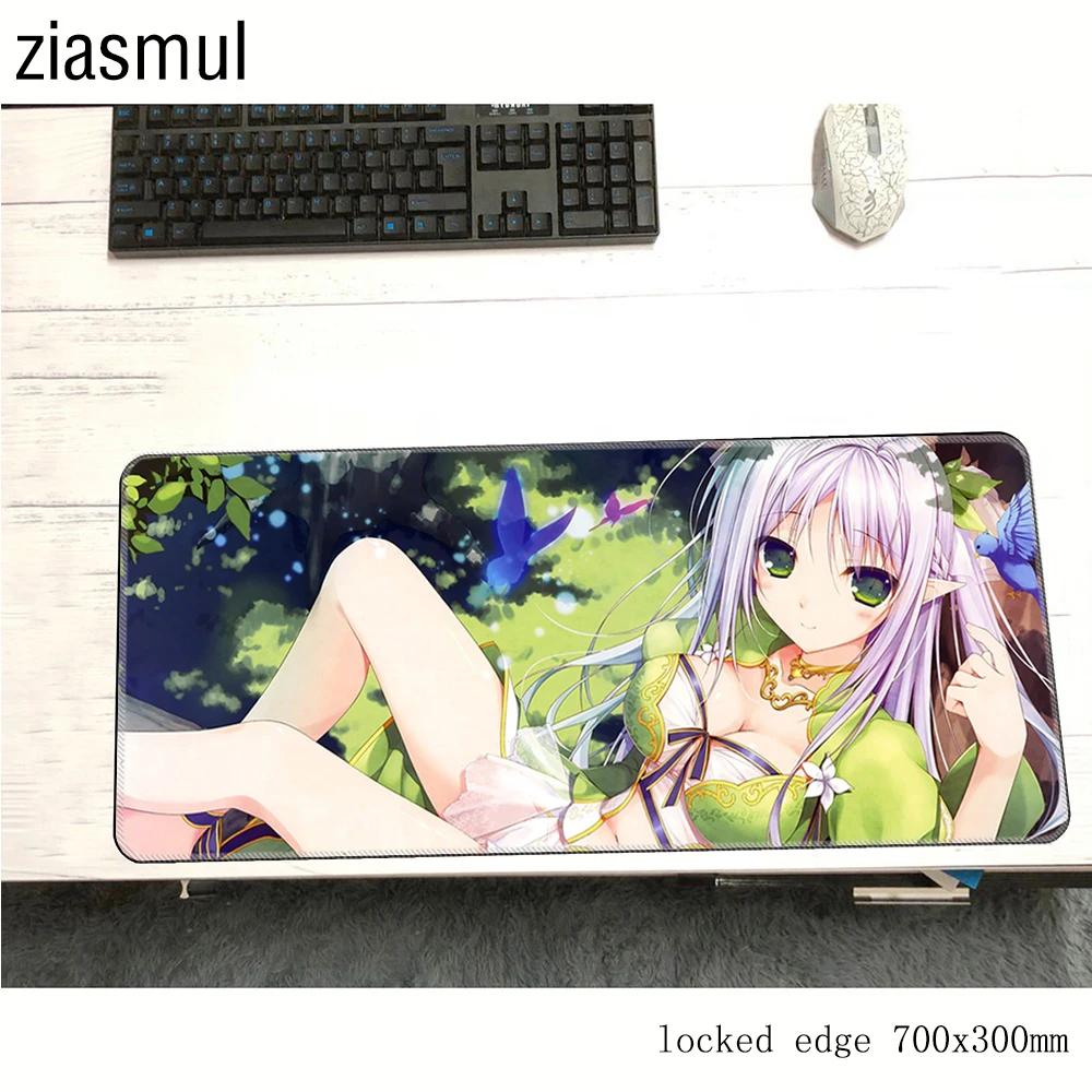 Игровой коврик для мыши 700x300x2 мм в стиле аниме | Компьютеры и офис