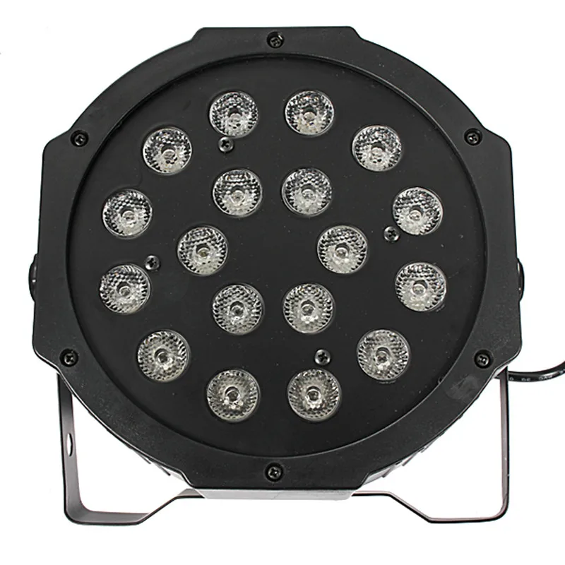 Светодиодный сценический светильник высокой мощности 18*3 Вт RGB Par Light с DMX512 Master Slave