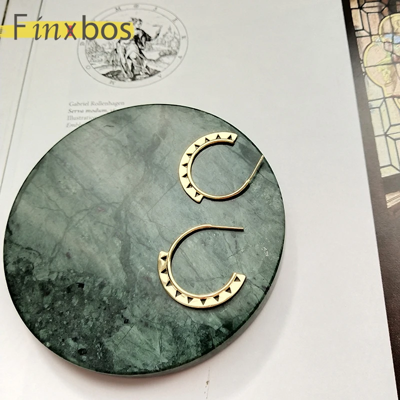 

Finxbos 925 Sterling Silver Sexy big earrings for woman
