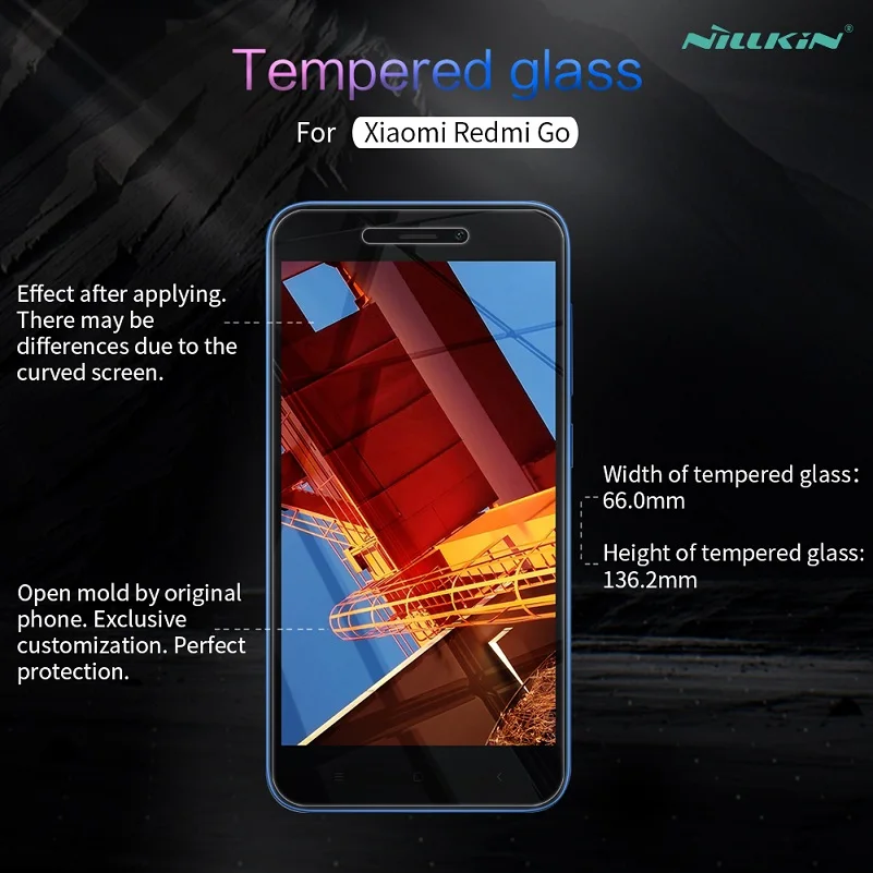 Защитная пленка из закаленного стекла для экрана redmi Go 5,0 дюймов NILLKIN Amazing H 0,33 мм 9H для xiaomi redmi go