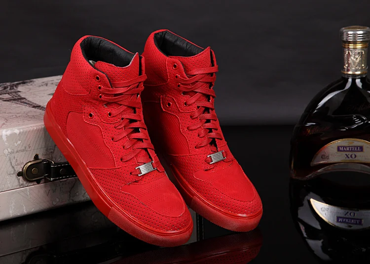 red high sneakers