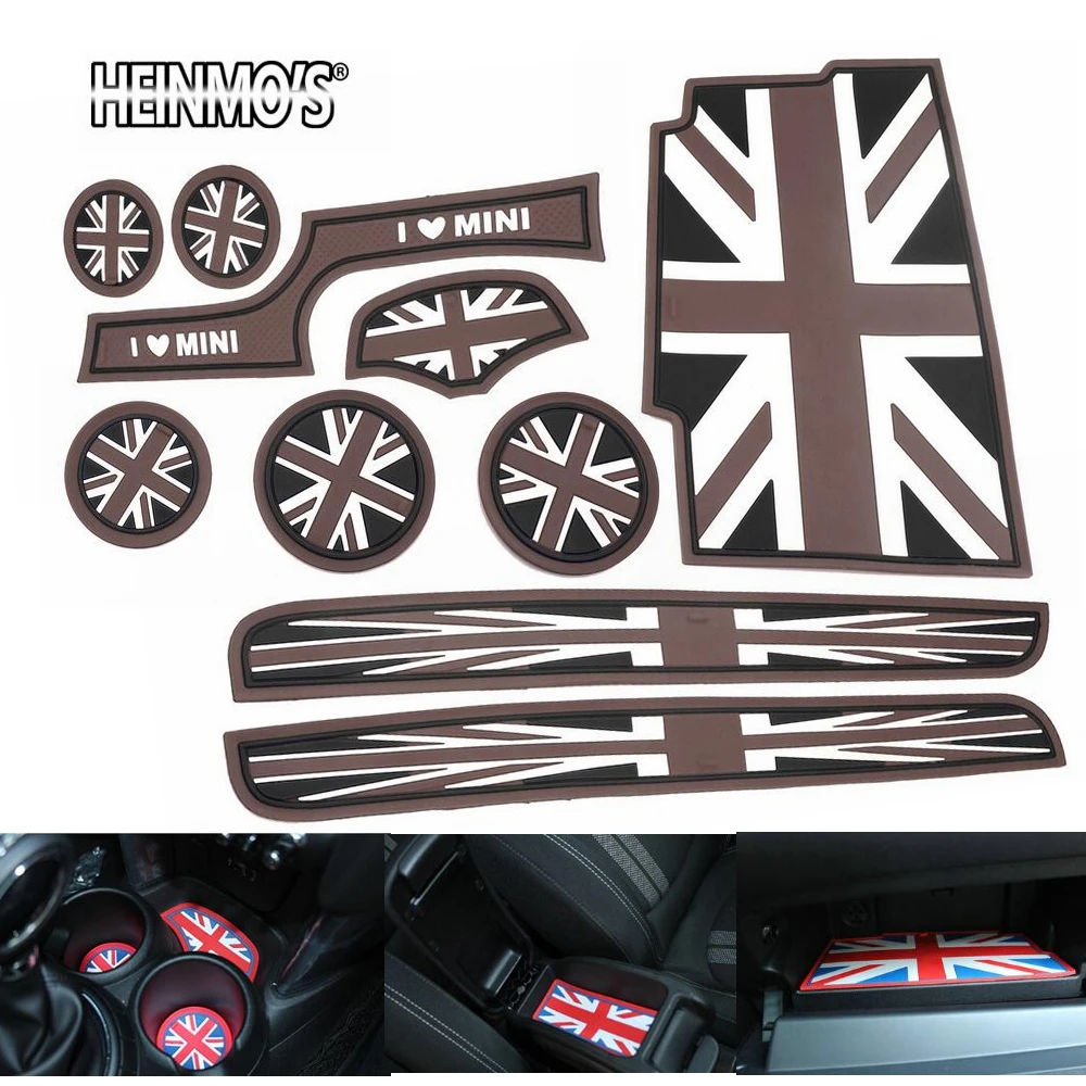 Для MINI Cooper F56 Хэтчбек Интерьер Стайлинг для MINI Cooper аксессуары для MINI F56 автомобильные коврики декоративная крышка резиновый коврик