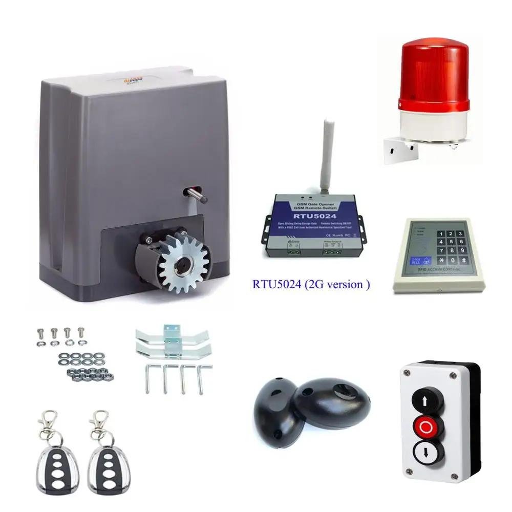 Kit 12 800 кг электрические автоматические раздвижные ворота, открывалка для двигателя, водительское устройство, более близкие комплекты системы с беспроводной GSM ворот, открывалка для двери - Цвет: Kit 12